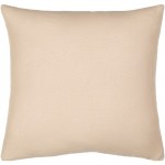 Surya Linen Solid Lsl-004 Pillow Cover 22"H X 22"W