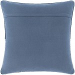 Surya Lola Pale Blue Pillow Cover 22"H X 22"W