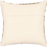 Surya Luanda Dark Brown Pillow Cover 18"H X 18"W
