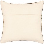 Surya Luanda Dark Brown Pillow Cover 20"H X 20"W