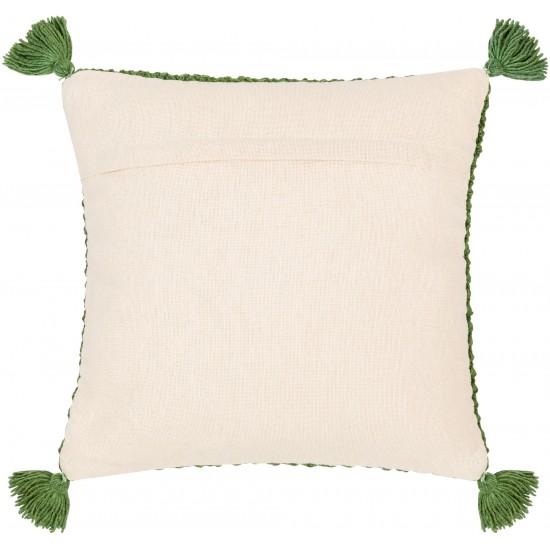 Surya Makrome Mko-019 Pillow Cover 18"H X 18"W