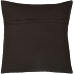 Surya Malian Black Pillow Cover 14"H X 22"W