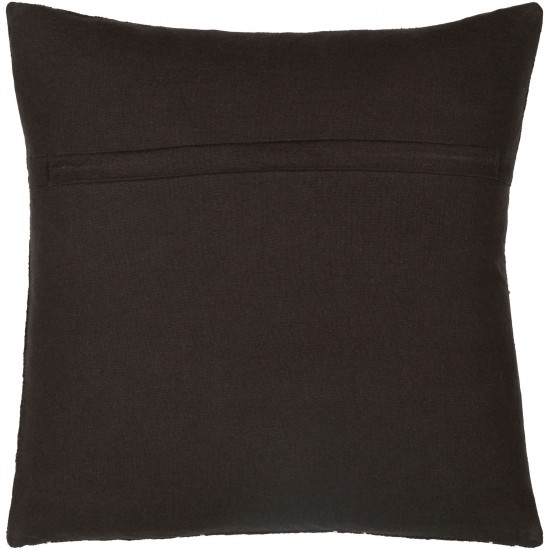 Surya Malian Black Pillow Cover 14"H X 22"W