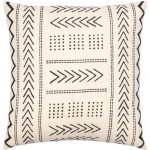 Surya Malian Cream Pillow Cover 18"H X 18"W