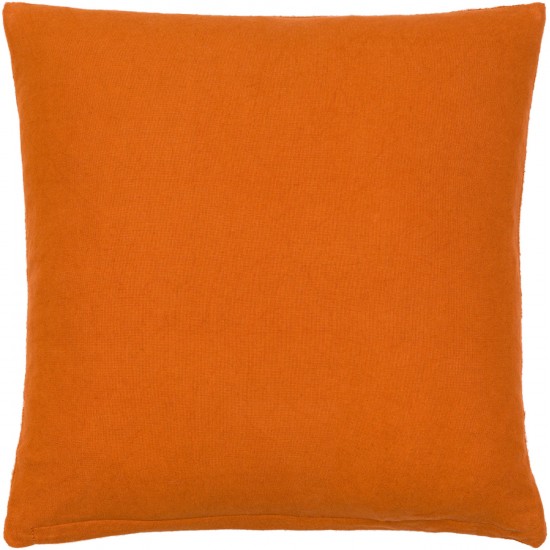 Surya Malian Brick Red Pillow Cover 20"H X 20"W