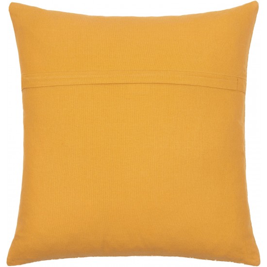 Surya Malian Mustard Pillow Cover 22"H X 22"W