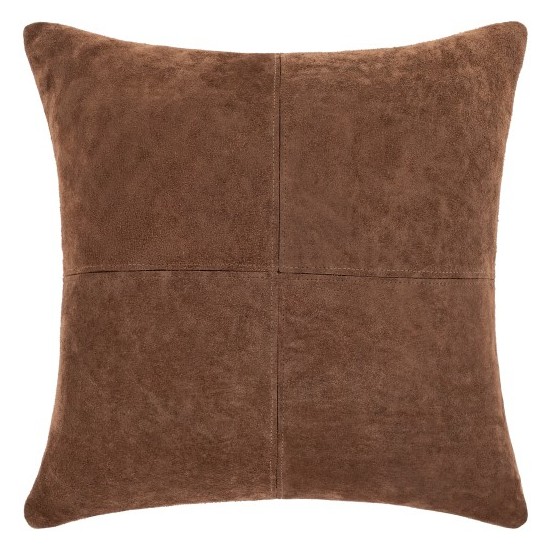 Surya Manitou Dark Brown Pillow Cover 20"H X 20"W