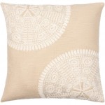 Surya Maricopa Pillow Cover 18"H X 18"W Beige