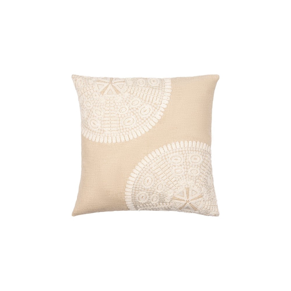 Surya Maricopa Pillow Cover 18"H X 18"W Beige