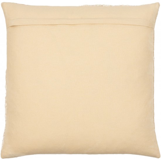 Surya Maricopa Pillow Cover 18"H X 18"W Beige