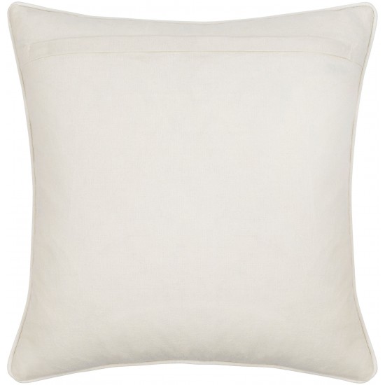 Surya Maricopa Cream Pillow Cover 14"H X 22"W