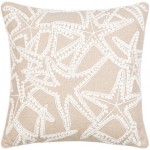 Surya Maricopa Cream Pillow Cover 18"H X 18"W