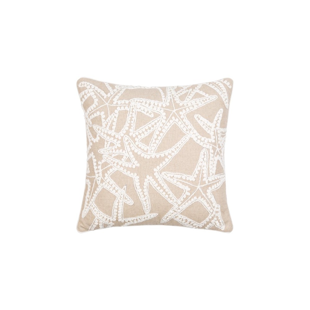 Surya Maricopa Cream Pillow Cover 18"H X 18"W