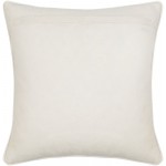 Surya Maricopa Cream Pillow Cover 18"H X 18"W