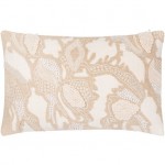 Surya Maricopa Beige Pillow Cover 14"H X 22"W