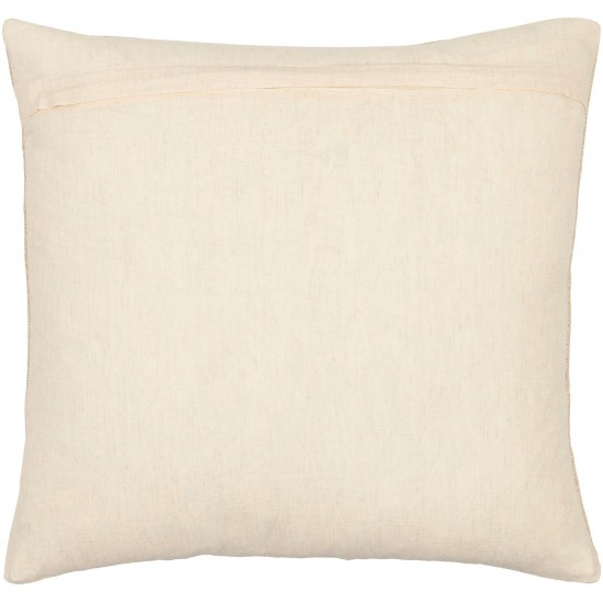 Surya Maricopa Beige Pillow Cover 18"H X 18"W