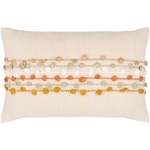 Surya Maysville Light Beige Pillow Cover 16"H X 24"W