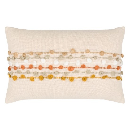 Surya Maysville Light Beige Pillow Cover 16"H X 24"W