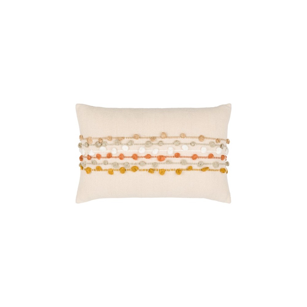 Surya Maysville Light Beige Pillow Cover 16"H X 24"W Surya Maysville Light Beige Pillow Cover 16"H X 24"W