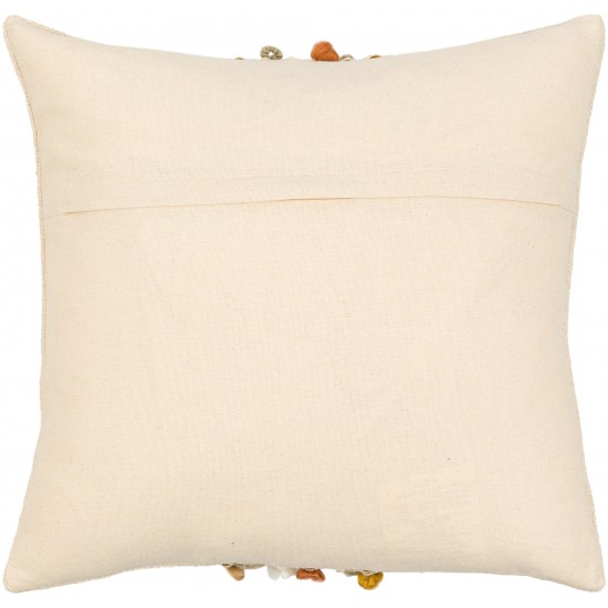 Surya Maysville Light Beige Pillow Cover 20"H X 20"W