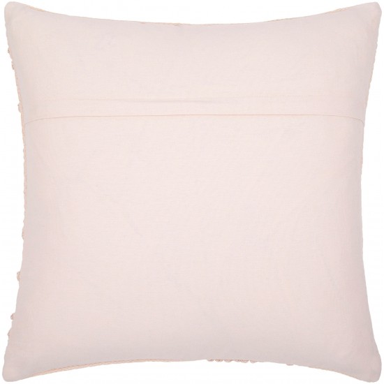 Surya Merdo Pale Pink Pillow Cover 18"H X 18"W