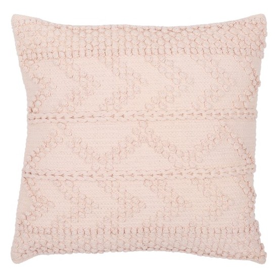 Surya Merdo Pale Pink Pillow Cover 20"H X 20"W