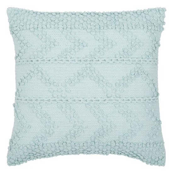 Surya Merdo Seafoam Pillow Cover 22"H X 22"W