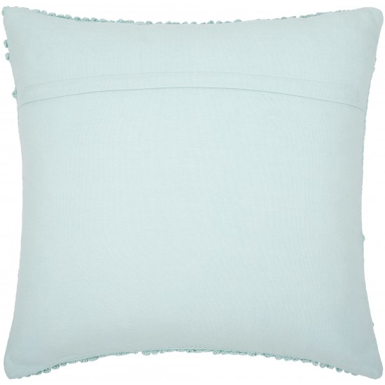 Surya Merdo Seafoam Pillow Cover 22"H X 22"W