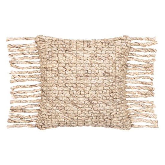 Surya Narvik Brown Pillow Cover 20"H X 20"W