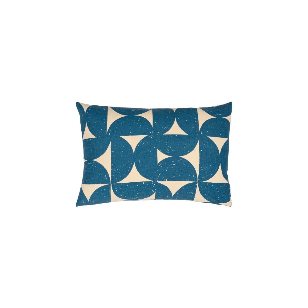 Surya Natur Pillow Cover 13"H X 20"W Dark Blue