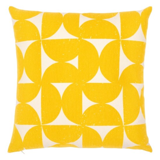 Surya Natur Pillow Cover 18"H X 18"W Mustard