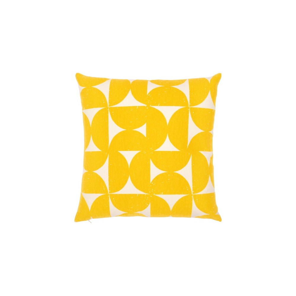 Surya Natur Pillow Cover 18"H X 18"W Mustard