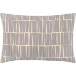 Surya Natur Pillow Cover 13"H X 20"W Medium Gray & Light Beige