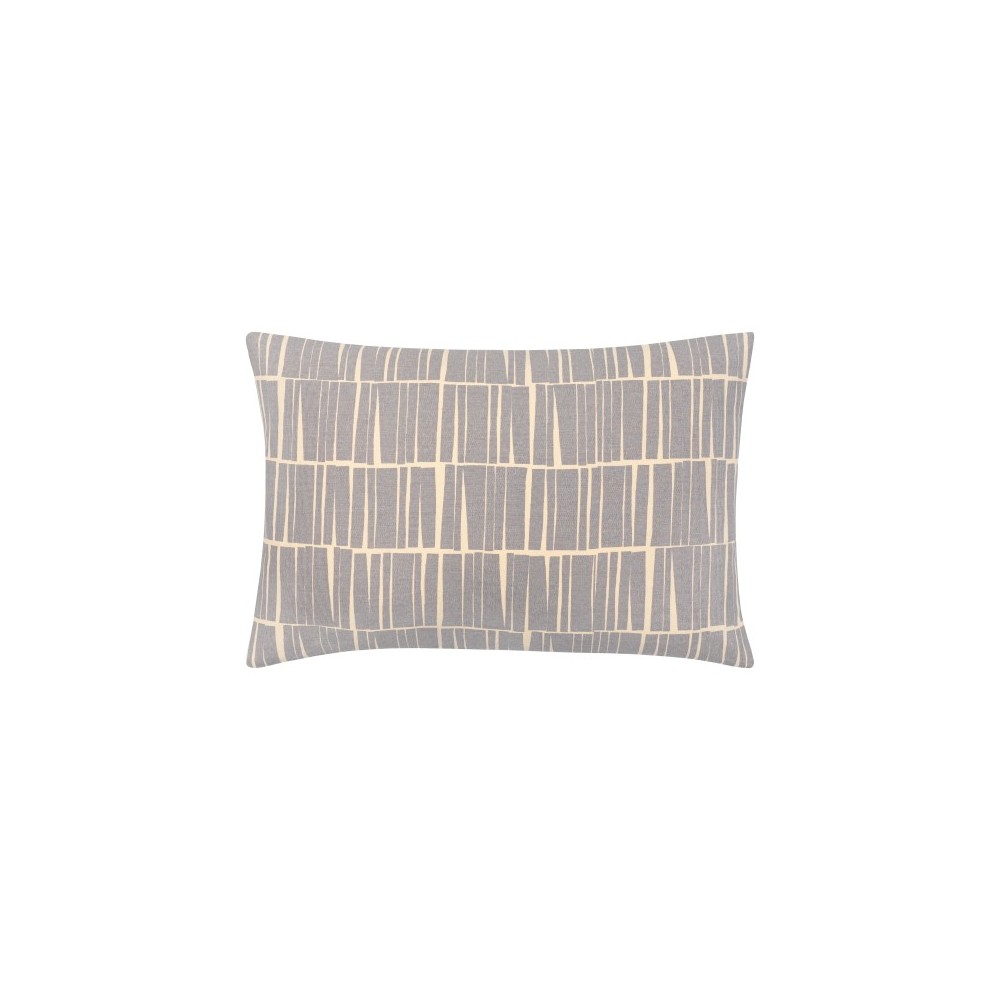 Surya Natur Pillow Cover 13"H X 20"W Medium Gray & Light Beige