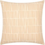 Surya Natur Pillow Cover 13"H X 20"W Tan & Light Beige