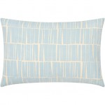 Surya Natur Pillow Cover 13"H X 20"W Light Blue & Light Beige