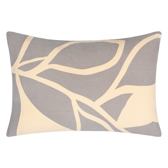 Surya Natur Medium Gray Pillow Cover 13"H X 20"W