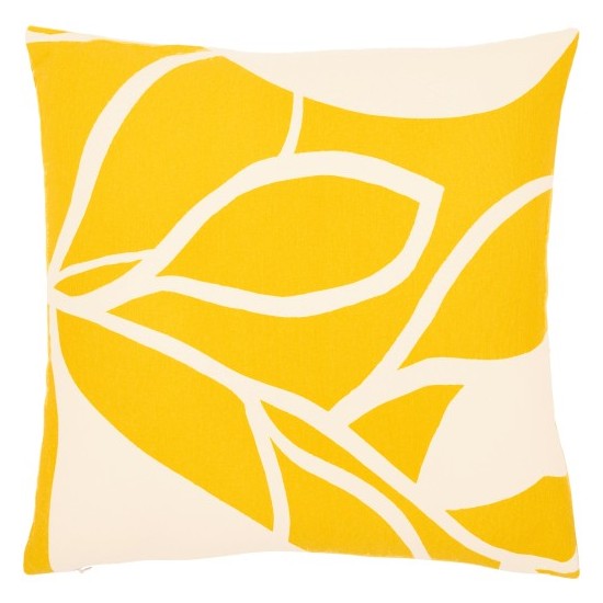 Surya Natur Mustard Pillow Cover 20"H X 20"W