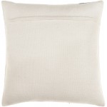 Surya Novel Pillow Cover 18"H X 18"W Cream & Deep Teal