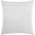 Surya Novel Pillow Cover 18"H X 18"W Cream & Mustard