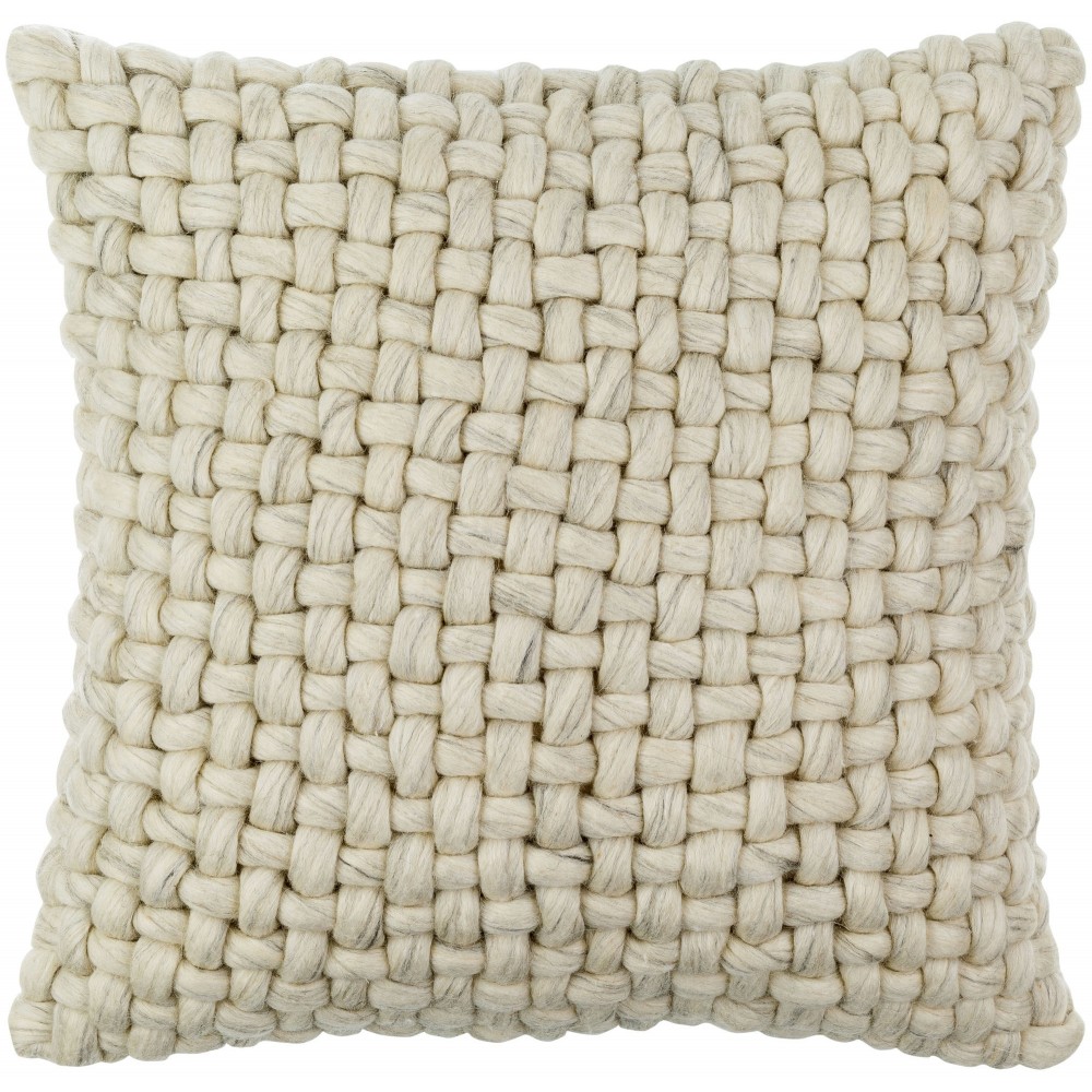Surya Pansy Pny-002 Pillow Cover 18"H X 18"W Surya Pansy Pny-002 Pillow Cover 18"H X 18"W