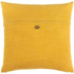 Surya Penelope Mustard Pillow Cover 18"H X 18"W