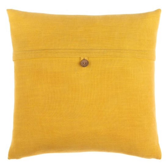 Surya Penelope Mustard Pillow Cover 18"H X 18"W