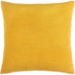 Surya Penelope Mustard Pillow Cover 18"H X 18"W