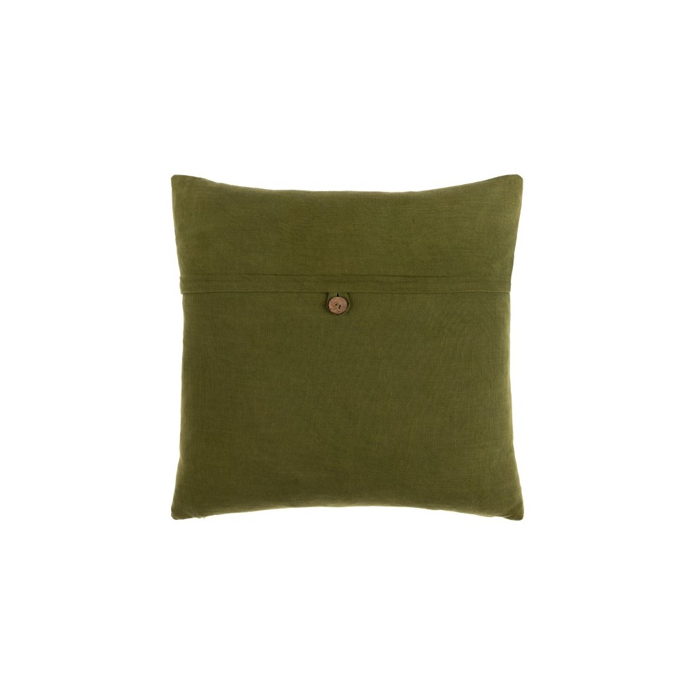 Surya Penelope Olive Pillow Cover 18"H X 18"W Surya Penelope Olive Pillow Cover 18"H X 18"W