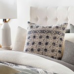 Surya Prisha Pillow Cover 20"H X 20"W Light Beige