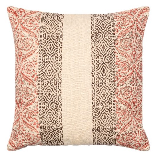 Surya Prisha Light Beige Pillow Cover 22"H X 22"W