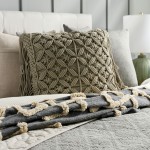 Surya Punta Seafoam Pillow Cover 14"H X 22"W