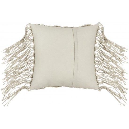 Surya Punta Seafoam Pillow Cover 18"H X 18"W