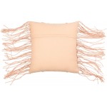 Surya Punta Dusty Pink Pillow Cover 22"H X 22"W